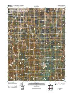 Flat Rock Illinois Historical topographic map, 1:24000 scale, 7.5 X 7.5 Minute, Year 2012