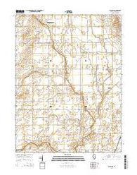 Flatville Illinois Current topographic map, 1:24000 scale, 7.5 X 7.5 Minute, Year 2015