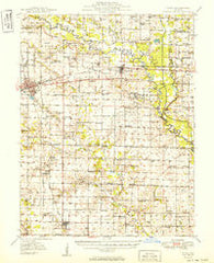Flora Illinois Historical topographic map, 1:62500 scale, 15 X 15 Minute, Year 1949
