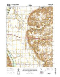 Florence Illinois Current topographic map, 1:24000 scale, 7.5 X 7.5 Minute, Year 2015