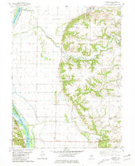 Florence Illinois Historical topographic map, 1:24000 scale, 7.5 X 7.5 Minute, Year 1980