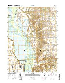 Florid Illinois Current topographic map, 1:24000 scale, 7.5 X 7.5 Minute, Year 2015