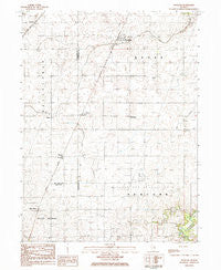 Foosland Illinois Historical topographic map, 1:24000 scale, 7.5 X 7.5 Minute, Year 1984