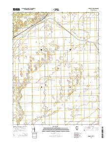 Forest City Illinois Current topographic map, 1:24000 scale, 7.5 X 7.5 Minute, Year 2015