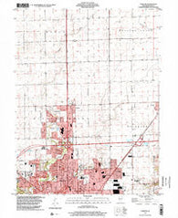 Forsyth Illinois Historical topographic map, 1:24000 scale, 7.5 X 7.5 Minute, Year 1998