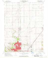 Forsyth Illinois Historical topographic map, 1:24000 scale, 7.5 X 7.5 Minute, Year 1967