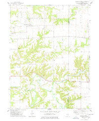 Fountain Green Illinois Historical topographic map, 1:24000 scale, 7.5 X 7.5 Minute, Year 1974