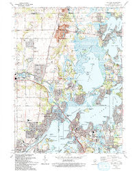 Fox Lake Illinois Historical topographic map, 1:24000 scale, 7.5 X 7.5 Minute, Year 1993