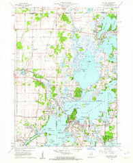 Fox Lake Illinois Historical topographic map, 1:24000 scale, 7.5 X 7.5 Minute, Year 1960