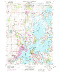 Fox Lake Illinois Historical topographic map, 1:24000 scale, 7.5 X 7.5 Minute, Year 1960