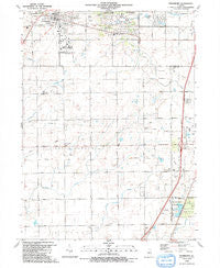 Frankfort Illinois Historical topographic map, 1:24000 scale, 7.5 X 7.5 Minute, Year 1990