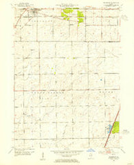 Frankfort Illinois Historical topographic map, 1:24000 scale, 7.5 X 7.5 Minute, Year 1953