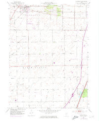 Frankfort Illinois Historical topographic map, 1:24000 scale, 7.5 X 7.5 Minute, Year 1953