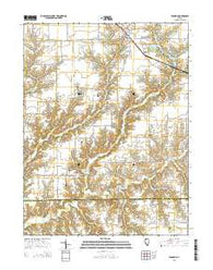 Franklin Illinois Current topographic map, 1:24000 scale, 7.5 X 7.5 Minute, Year 2015