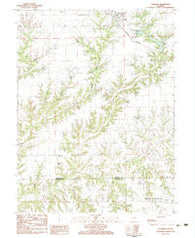 Franklin Illinois Historical topographic map, 1:24000 scale, 7.5 X 7.5 Minute, Year 1983