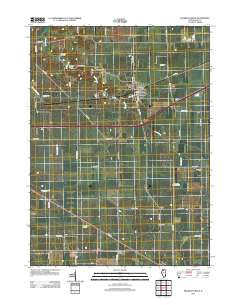 Franklin Grove Illinois Historical topographic map, 1:24000 scale, 7.5 X 7.5 Minute, Year 2012