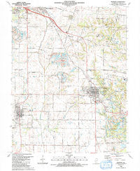 Freeburg Illinois Historical topographic map, 1:24000 scale, 7.5 X 7.5 Minute, Year 1990