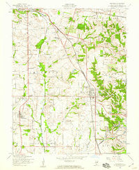 Freeburg Illinois Historical topographic map, 1:24000 scale, 7.5 X 7.5 Minute, Year 1954