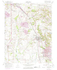 Freeburg Illinois Historical topographic map, 1:24000 scale, 7.5 X 7.5 Minute, Year 1954