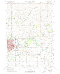 Freeport East Illinois Historical topographic map, 1:24000 scale, 7.5 X 7.5 Minute, Year 1971