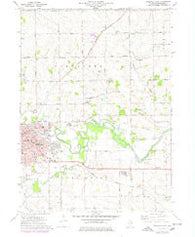 Freeport East Illinois Historical topographic map, 1:24000 scale, 7.5 X 7.5 Minute, Year 1971