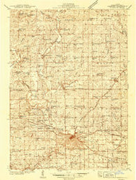Freeport Illinois Historical topographic map, 1:48000 scale, 15 X 15 Minute, Year 1939