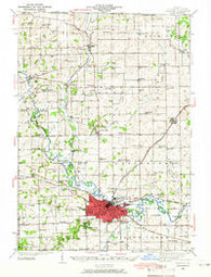 Freeport Illinois Historical topographic map, 1:62500 scale, 15 X 15 Minute, Year 1939