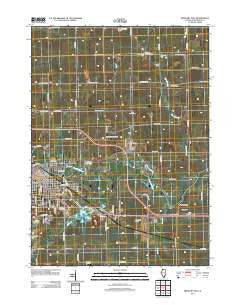 Freeport East Illinois Historical topographic map, 1:24000 scale, 7.5 X 7.5 Minute, Year 2012