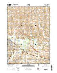 Freeport East Illinois Current topographic map, 1:24000 scale, 7.5 X 7.5 Minute, Year 2015