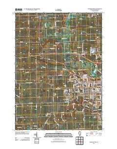 Freeport West Illinois Historical topographic map, 1:24000 scale, 7.5 X 7.5 Minute, Year 2012