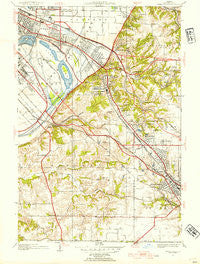 French Village Illinois Historical topographic map, 1:24000 scale, 7.5 X 7.5 Minute, Year 1931