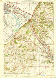 French Village Illinois Historical topographic map, 1:24000 scale, 7.5 X 7.5 Minute, Year 1935