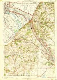 French Village Illinois Historical topographic map, 1:24000 scale, 7.5 X 7.5 Minute, Year 1935