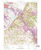 French Village Illinois Historical topographic map, 1:24000 scale, 7.5 X 7.5 Minute, Year 1954