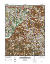 French Village Illinois Historical topographic map, 1:24000 scale, 7.5 X 7.5 Minute, Year 2012