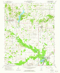 Galatia Illinois Historical topographic map, 1:24000 scale, 7.5 X 7.5 Minute, Year 1963
