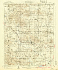 Galatia Illinois Historical topographic map, 1:62500 scale, 15 X 15 Minute, Year 1908