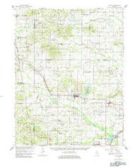 Galatia Illinois Historical topographic map, 1:62500 scale, 15 X 15 Minute, Year 1963