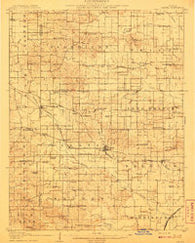 Galatia Illinois Historical topographic map, 1:62500 scale, 15 X 15 Minute, Year 1908