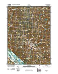 Galena Illinois Historical topographic map, 1:24000 scale, 7.5 X 7.5 Minute, Year 2012