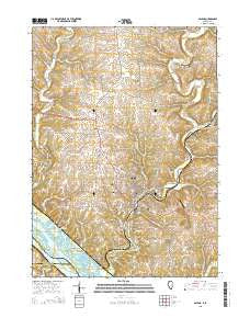 Galena Illinois Current topographic map, 1:24000 scale, 7.5 X 7.5 Minute, Year 2015