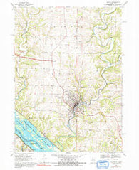 Galena Illinois Historical topographic map, 1:24000 scale, 7.5 X 7.5 Minute, Year 1968