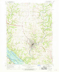 Galena Illinois Historical topographic map, 1:24000 scale, 7.5 X 7.5 Minute, Year 1968