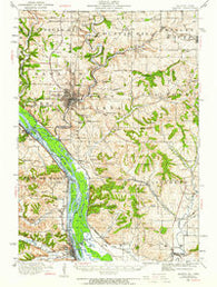 Galena Illinois Historical topographic map, 1:62500 scale, 15 X 15 Minute, Year 1911