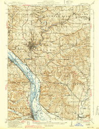 Galena Illinois Historical topographic map, 1:62500 scale, 15 X 15 Minute, Year 1913