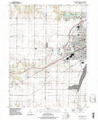 Galesburg West Illinois Historical topographic map, 1:24000 scale, 7.5 X 7.5 Minute, Year 1996