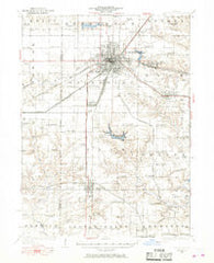 Galesburg Illinois Historical topographic map, 1:62500 scale, 15 X 15 Minute, Year 1925