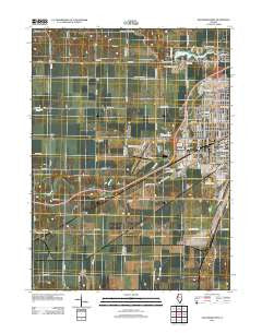 Galesburg West Illinois Historical topographic map, 1:24000 scale, 7.5 X 7.5 Minute, Year 2012