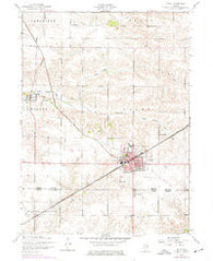 Galva Illinois Historical topographic map, 1:24000 scale, 7.5 X 7.5 Minute, Year 1953