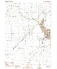 Gardner Illinois Historical topographic map, 1:24000 scale, 7.5 X 7.5 Minute, Year 1983